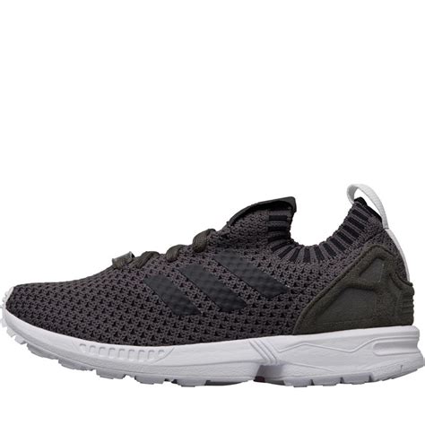 adidas zx Flux 灰色 女式|adidas Originals Women's ZX Flux Running Shoe .